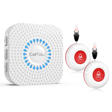 CallToU Caregiver Pager: Wireless Call Button & Vibration Pager for Elderly and Disabled Patients 的副本 CallToU